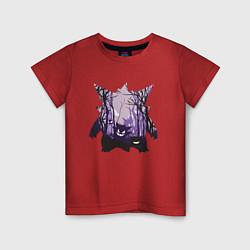 Детская футболка Силуэт покемон Генгар