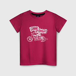 Детская футболка Gimme danger - motorcycle - motto