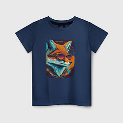 Детская футболка Old Fox with glasses