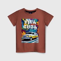 Детская футболка Viva Cuba - car - retro