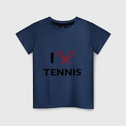 Детская футболка I Love Tennis