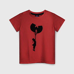 Футболка хлопковая детская Wu Tang girl, цвет: красный