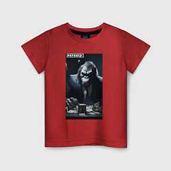 Детская футболка Payday 3 gorilla with money