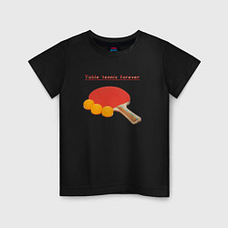 Детская футболка Table tennnis forever