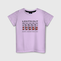 Детская футболка Lights out black