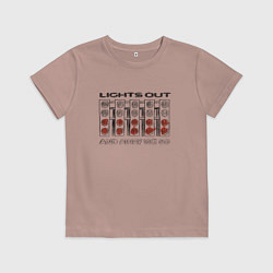 Детская футболка Lights out black