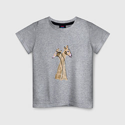 Детская футболка Нежные жирафы