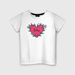 Детская футболка Italy heart