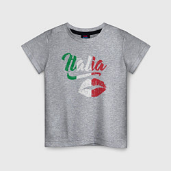 Детская футболка Поцелуй Италии