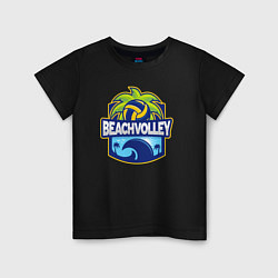Детская футболка Волейбол на пляже