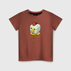 Детская футболка Chicken Gun: цыпленок