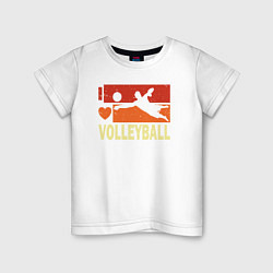 Детская футболка Я люблю волейбол