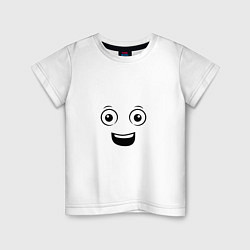 Детская футболка Самый позитивный смайл экстраверт
