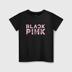 Детская футболка Blackpink logo Jisoo Lisa Jennie Rose