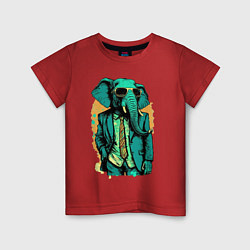 Детская футболка Человек слон