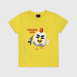 Детская футболка Chicken Gun злой