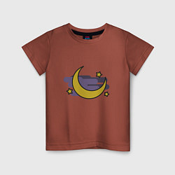 Детская футболка Месяц и звезды