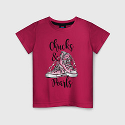 Детская футболка Chucks and pearls