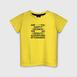 Детская футболка Kasabian Algorithms