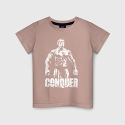 Детская футболка Arnold conquer