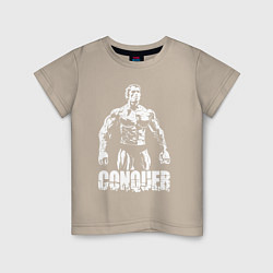 Детская футболка Arnold conquer