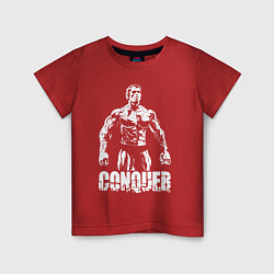 Детская футболка Arnold conquer
