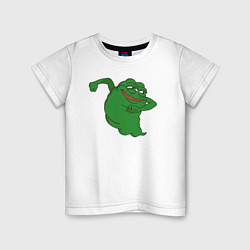Детская футболка Лягушонок Пепе призрак