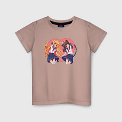 Детская футболка Неко: Аки и Куро