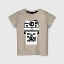 Детская футболка Polaroid best memories