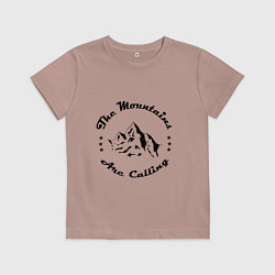 Детская футболка Горы зовут - The mountains are calling