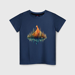 Детская футболка Геометрический лес