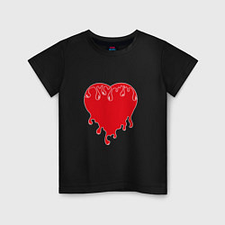 Детская футболка Тающее сердце