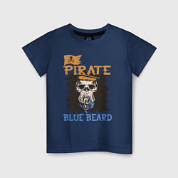 Детская футболка Пират синяя борода