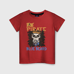 Детская футболка Пират синяя борода