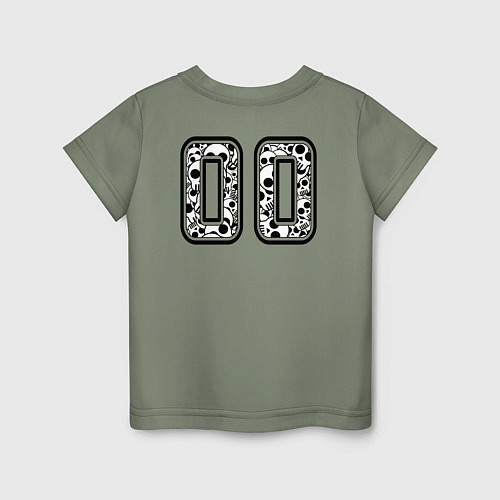 Детская футболка Год рождения номер 00 / Авокадо – фото 2