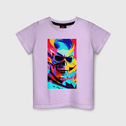 Детская футболка Cool skull - pop art