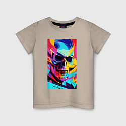 Детская футболка Cool skull - pop art