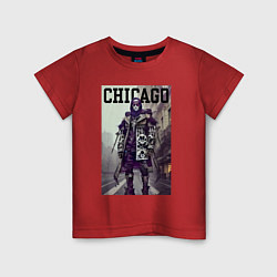 Детская футболка Модный чувак из Чикаго - нейросеть