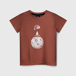 Детская футболка Moon spaceman