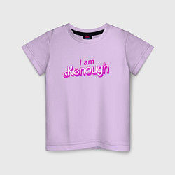 Детская футболка I am kenough barbie