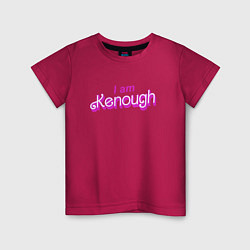 Детская футболка I am kenough barbie