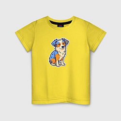 Детская футболка Милая собачка - нейросеть