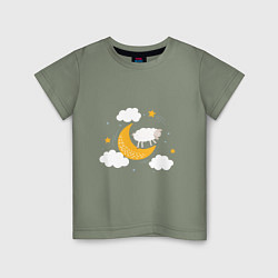 Детская футболка Спящая Овечка