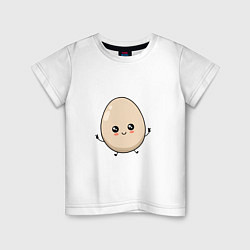 Детская футболка Яйцо смайл