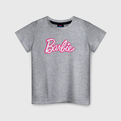 Детская футболка Барби Фильм Логотип