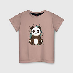 Детская футболка Странная панда