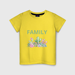 Детская футболка Колючая семейка