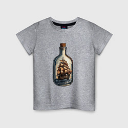 Детская футболка Кораблик в бутылке