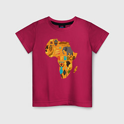 Детская футболка Красочная Африка