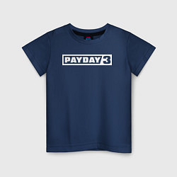 Детская футболка Payday 3 logo